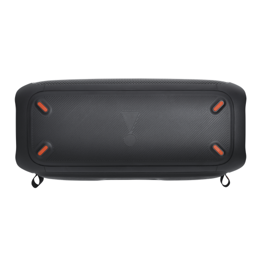 JBL PartyBox On-The-Go - Black - Portable party speaker with built-in lights and wireless mic - Bottom
